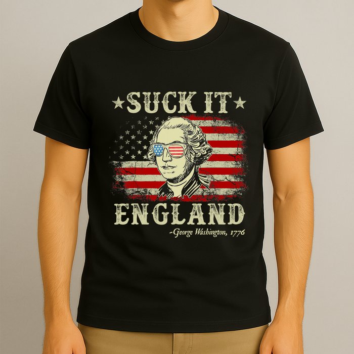 Suck It England Funny 4th Of July George Washington 1776 T-Shirt