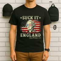 Suck It England Funny 4th Of July George Washington 1776 T-Shirt