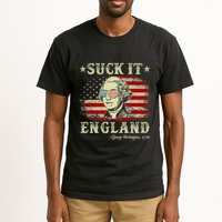 Suck It England Funny 4th Of July George Washington 1776 Tall T-Shirt