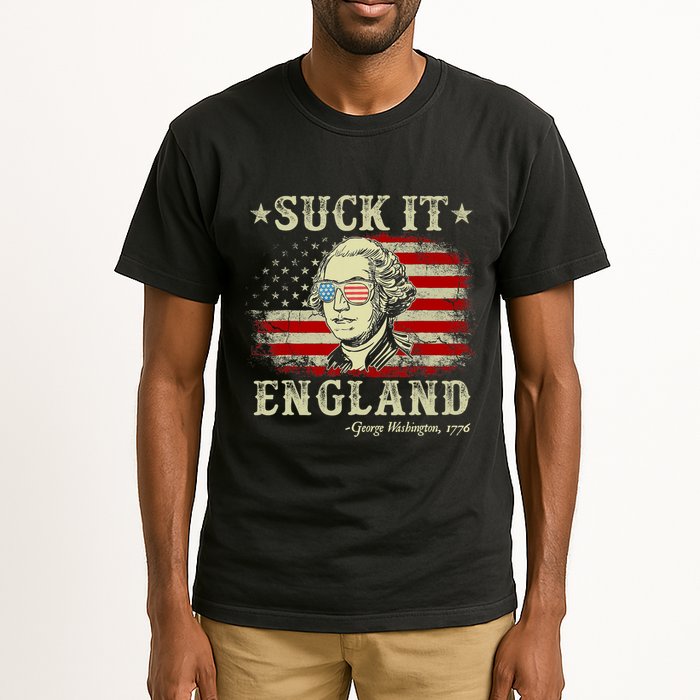 Suck It England Funny 4th Of July George Washington 1776 Tall T-Shirt
