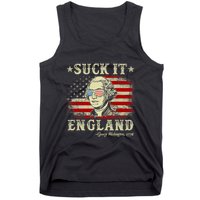 Suck It England Funny 4th Of July George Washington 1776 Tank Top