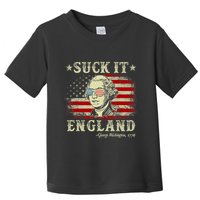 Suck It England Funny 4th Of July George Washington 1776 Toddler T-Shirt