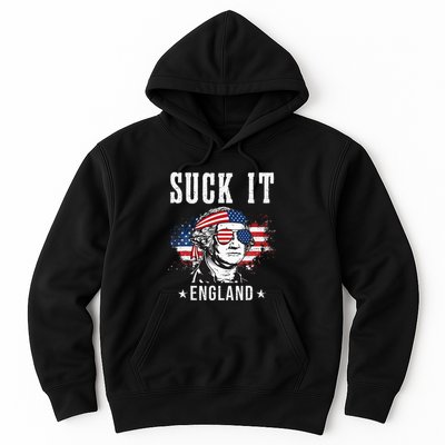 Suck It England Funny 4th of July George Washington Funny Hoodie