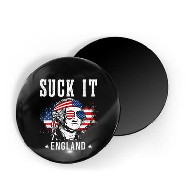 Suck It England Funny 4th of July George Washington Funny Magnet