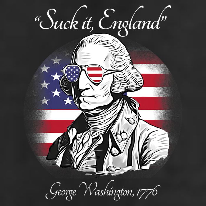 Suck It England Funny George Washington USA Flag 4th Of July Adult Drive Performance Visor