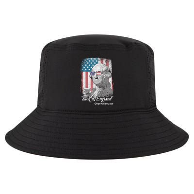 Suck It England Funny 4th of July George Washington 1776 Cool Comfort Performance Bucket Hat