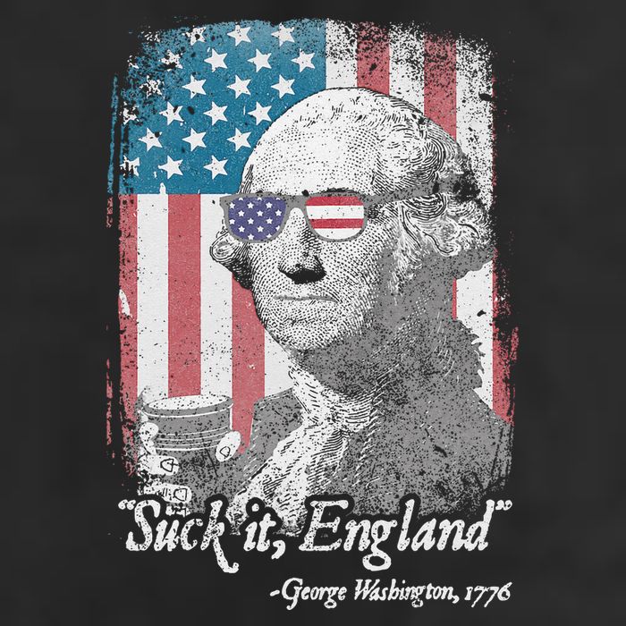 Suck It England Funny 4th of July George Washington 1776 Cool Comfort Performance Bucket Hat