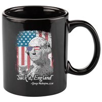 Suck It England Funny 4th of July George Washington 1776 11oz C Handle Ceramic Mug