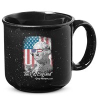 Suck It England Funny 4th of July George Washington 1776 15oz Campfire Ceramic Mug