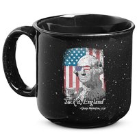 Suck It England Funny 4th of July George Washington 1776 15oz Campfire Ceramic Mug
