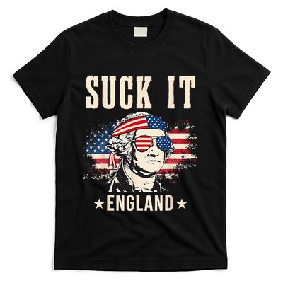 Suck It England Funny 4th Of July George Washington T-Shirt