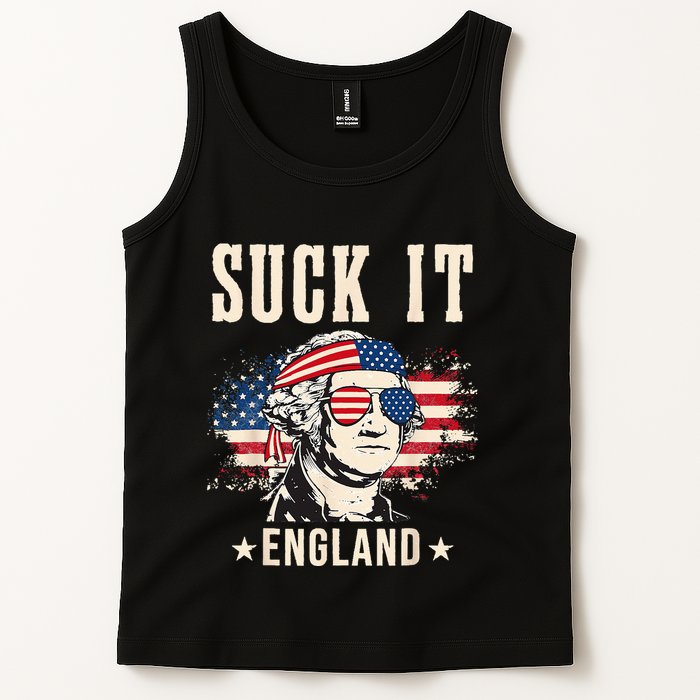 Suck It England Funny 4th Of July George Washington Tank Top