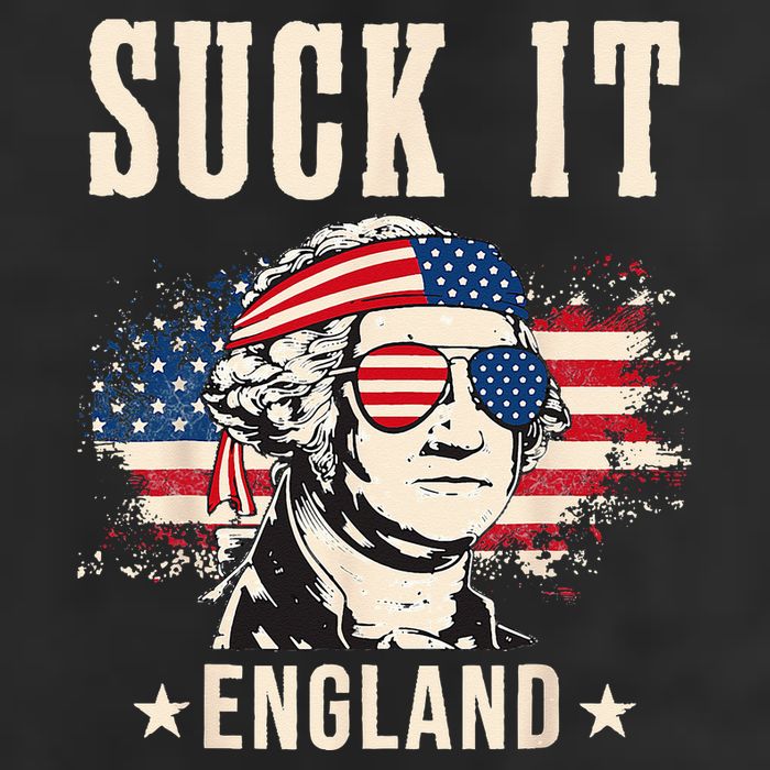 Suck It England Funny 4th Of July George Washington Golf Towel
