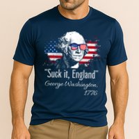 SUCK IT ENGLAND Funny 4th Of July George Washington 1776 Cooling Performance Crew T-Shirt
