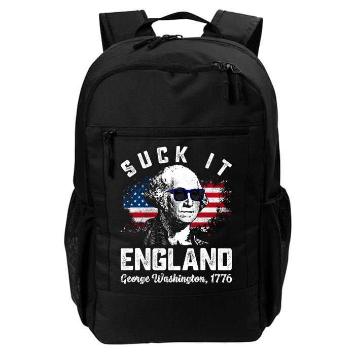 SUCK IT ENGLAND Funny 4th Of July George Washington 1776 Backpack