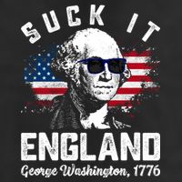 SUCK IT ENGLAND Funny 4th Of July George Washington 1776 15oz Campfire Ceramic Mug
