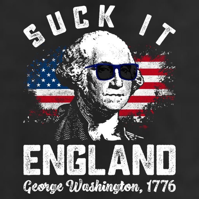 SUCK IT ENGLAND Funny 4th Of July George Washington 1776 15oz Campfire Ceramic Mug