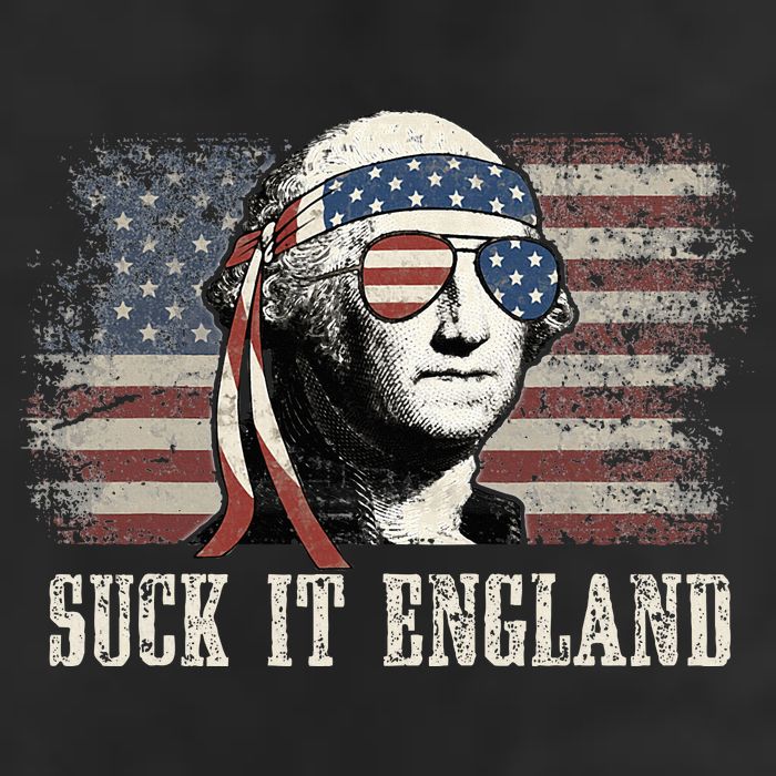 Suck It England Funny 4th Of July George Washington Us Flag Golf Towel