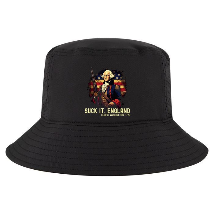 Suck It England George Washington 1776 Cool Comfort Performance Bucket Hat