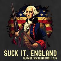 Suck It England George Washington 1776 Cool Comfort Performance Bucket Hat