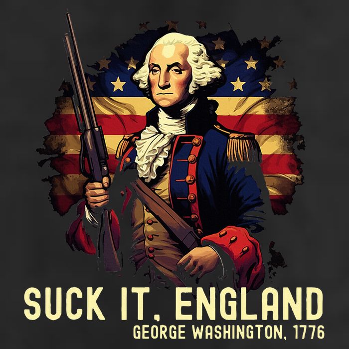 Suck It England George Washington 1776 Cool Comfort Performance Bucket Hat