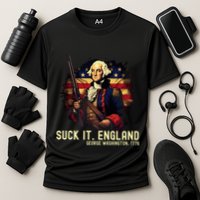 Suck It England George Washington 1776 Cooling Performance Crew T-Shirt