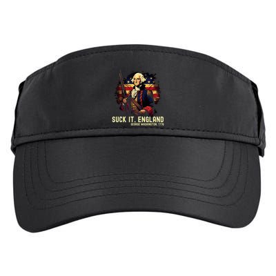 Suck It England George Washington 1776 Adult Drive Performance Visor