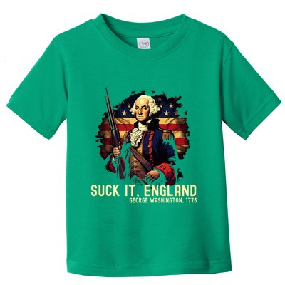 Suck It England George Washington 1776 Toddler T-Shirt