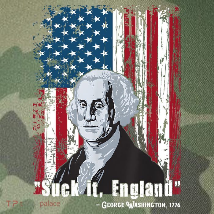 Suck It England Funny 4th Of July George Washington 1776 Legacy Tie Dye Trucker Hat
