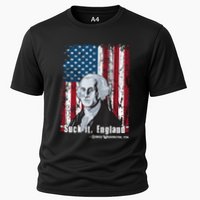 Suck It England Funny 4th Of July George Washington 1776 Cooling Performance Crew T-Shirt