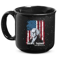Suck It England Funny 4th Of July George Washington 1776 15oz Campfire Ceramic Mug