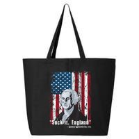 Suck It England Funny 4th Of July George Washington 1776 25L Jumbo Tote