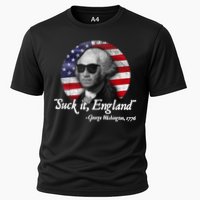 Suck It England Funny 4th Of July George Washington 1776 Cooling Performance Crew T-Shirt
