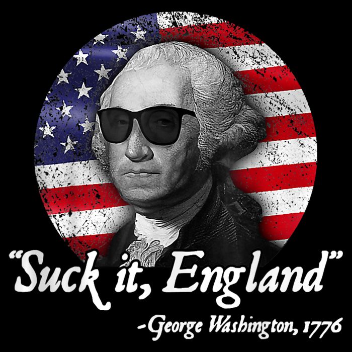 Suck It England Funny 4th Of July George Washington 1776 Cooling Performance Crew T-Shirt