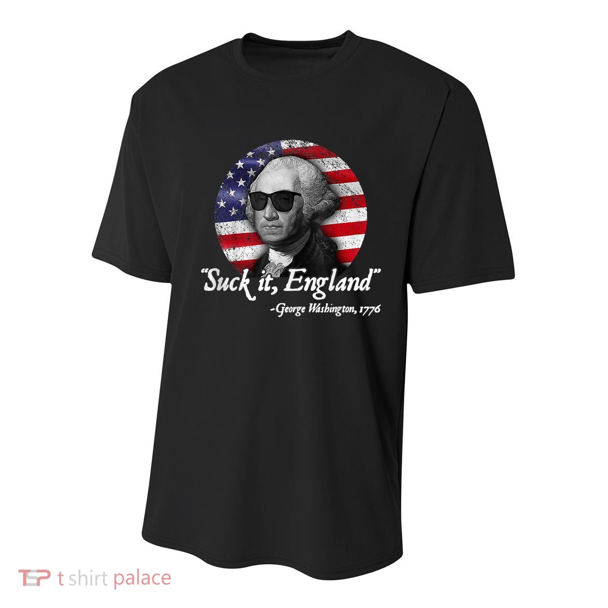 Suck It England Funny 4th Of July George Washington 1776 Youth Performance Sprint T-Shirt
