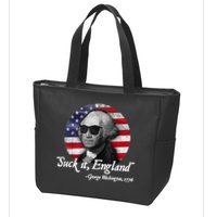 Suck It England Funny 4th Of July George Washington 1776 Zip Tote Bag