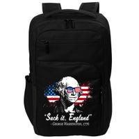 Suck It England Funny 4th Of July George Washington 1776 Impact Tech Backpack