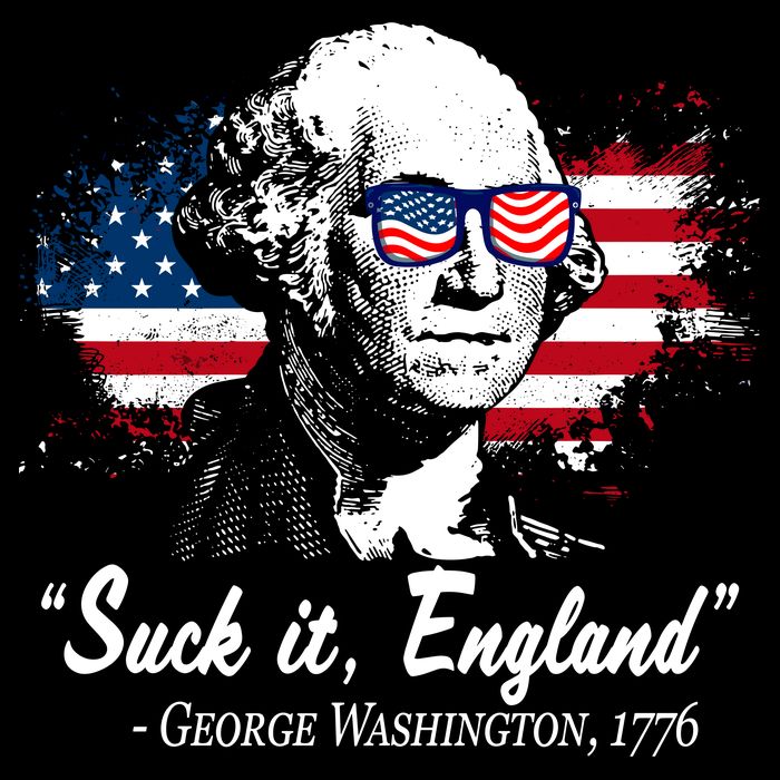 Suck It England Funny 4th Of July George Washington 1776 Impact Tech Backpack