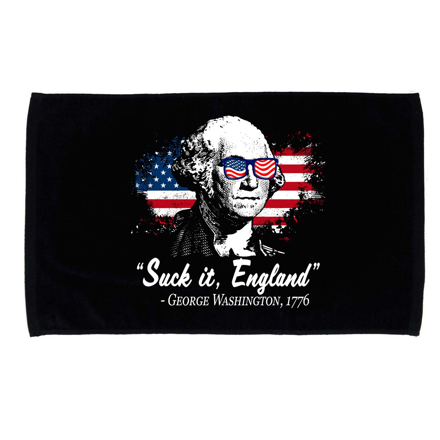Suck It England Funny 4th Of July George Washington 1776 Microfiber Hand Towel