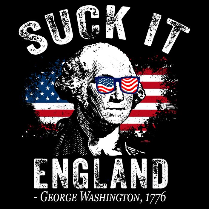 Suck It England Funny 4th Of July George Washington 1776 Cooling Performance Crew T-Shirt