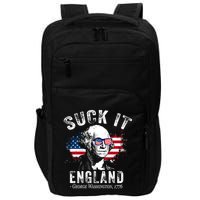 Suck It England Funny 4th Of July George Washington 1776 Impact Tech Backpack