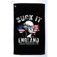 Suck It England Funny 4th Of July George Washington 1776 Golf Towel