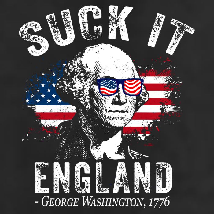 Suck It England Funny 4th Of July George Washington 1776 Golf Towel