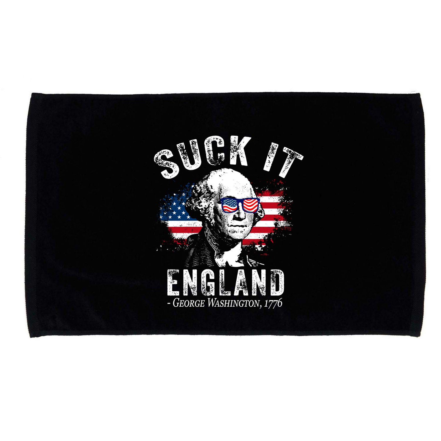 Suck It England Funny 4th Of July George Washington 1776 Microfiber Hand Towel
