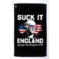 Suck It England Funny 4th Of July George Washington 1776 Golf Towel