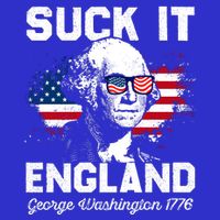 Suck It England Funny 4th Of July George Washington 1776 Bag