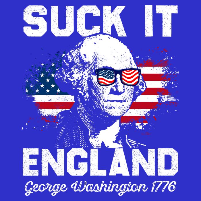Suck It England Funny 4th Of July George Washington 1776 Bag