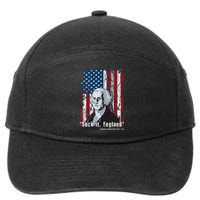 Suck It England Funny 4th Of July George Washington 1776 7-Panel Snapback Hat