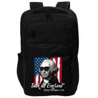 Suck It England Funny George Washington Usa Flag 4th Of July Impact Tech Backpack