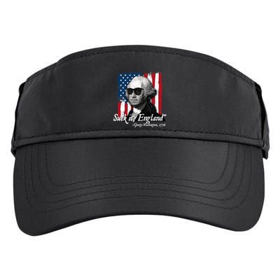 Suck It England Funny George Washington Usa Flag 4th Of July Adult Drive Performance Visor